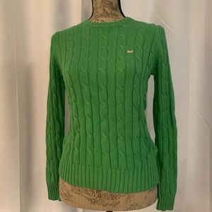 Vineyard Vines Green Cable Sweater Sz M *NEW*